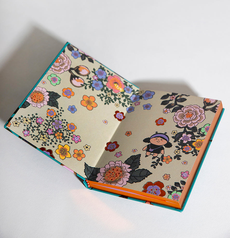 Metallic-edged Evergreen Notebook