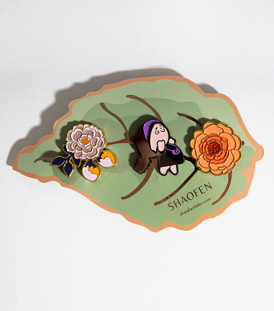 Pin set (Leaf)
