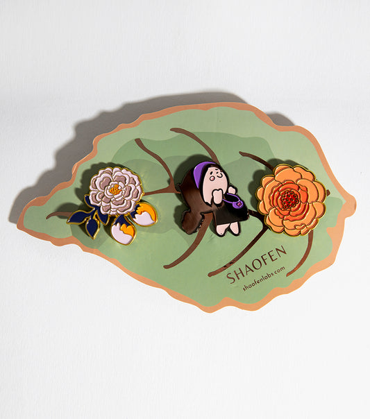 Pin set (Leaf)