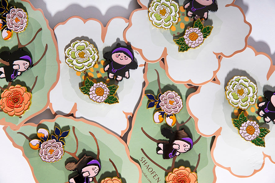Pin set (Leaf)