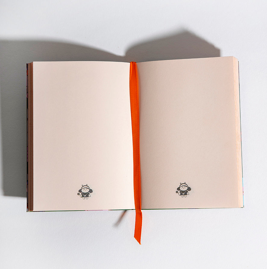 Metallic-edged Evergreen Notebook