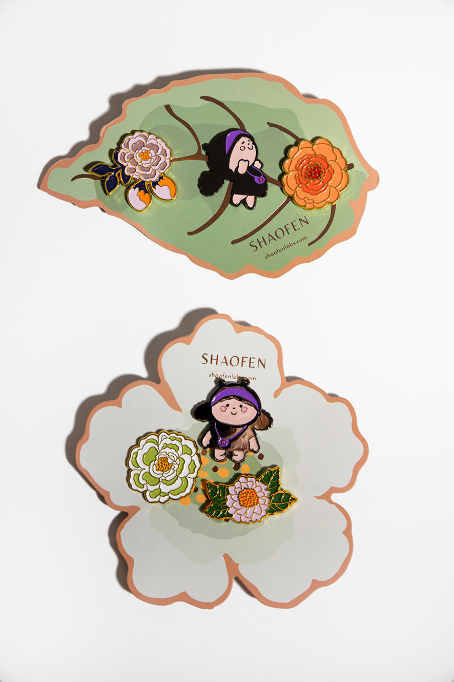 Pin set (Leaf)