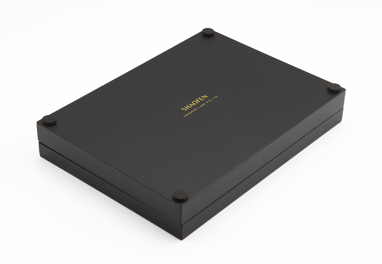 Lacquer Box Large with Lid (Salmon)