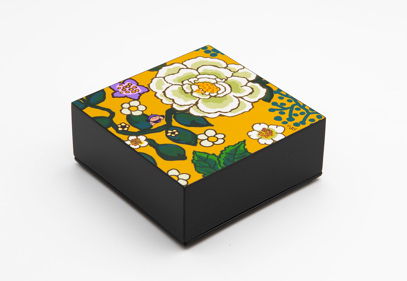 Lacquer Coaster Set (Yellow)