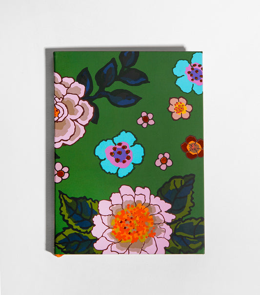 Metallic-edged Evergreen Notebook