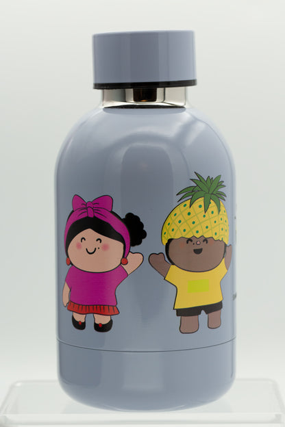 Water Bottle Blue Gray