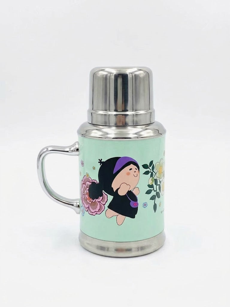 Fenbao Vintage Thermo Flask Light Green