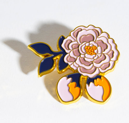 Pink Flower 1 Pin